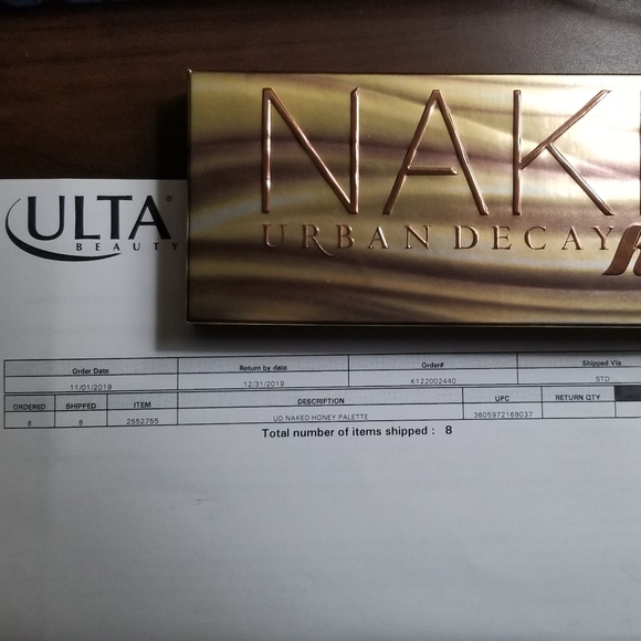 Urban Decay Naked Honey eyeshadow palette NIB - Picture 8 of 8